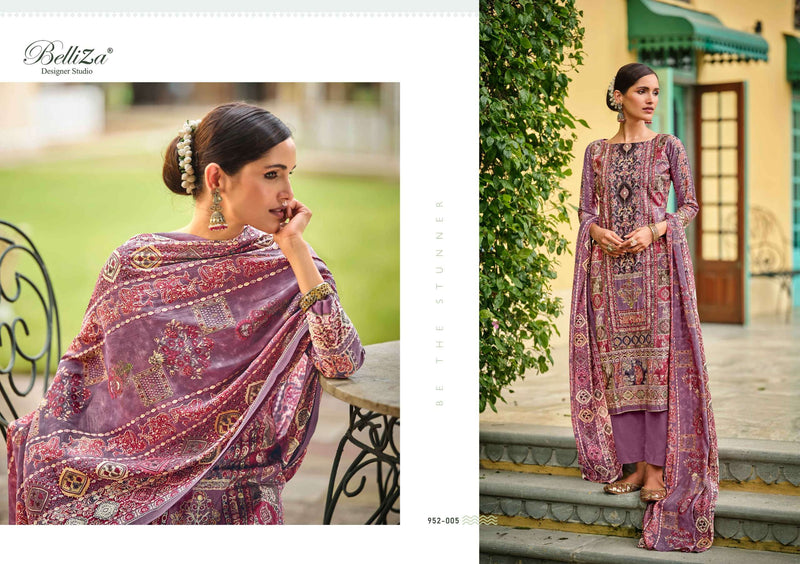 Belliza Designer Studio Shayoni  Viscose Muslin Digital Prints Fancy Salwar Suit