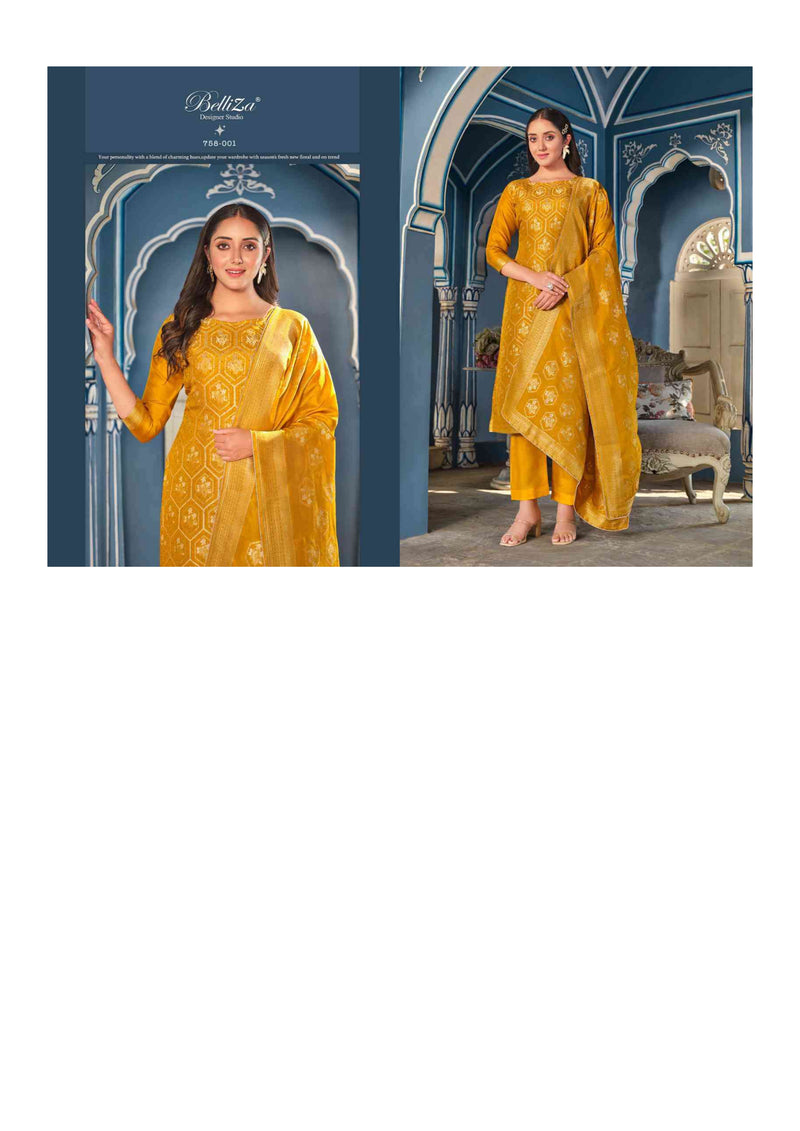 Belliza Designer Studio Ishana Dola Jacquard Designer Party Wear Salwar Kameez