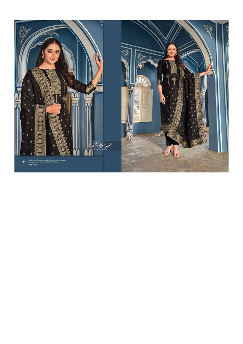 Belliza Designer Studio Ishana Dola Jacquard Designer Party Wear Salwar Kameez