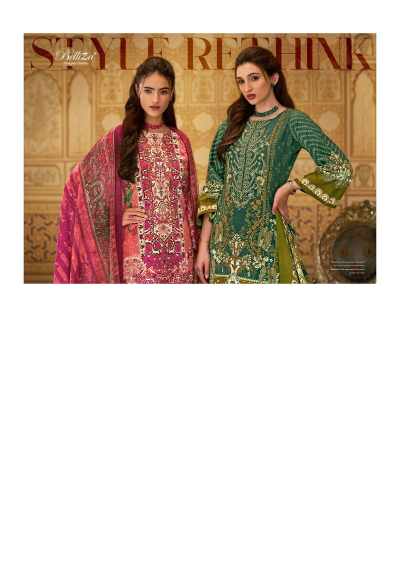 Belliza Designer Studio Naira Vol 68 Pure Cotton Digital Prints Fancy Salwar Suit