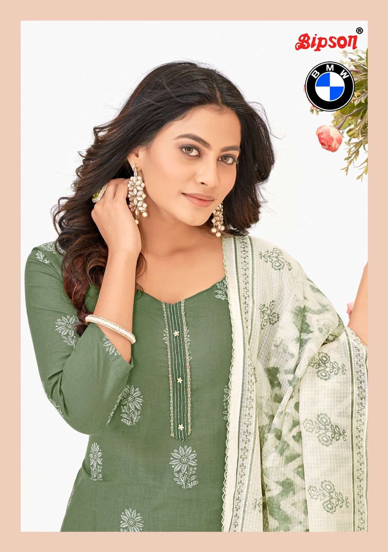Bipson Bmw 2089-2090 Amazing Ethnic Handwork Cotton Ladies