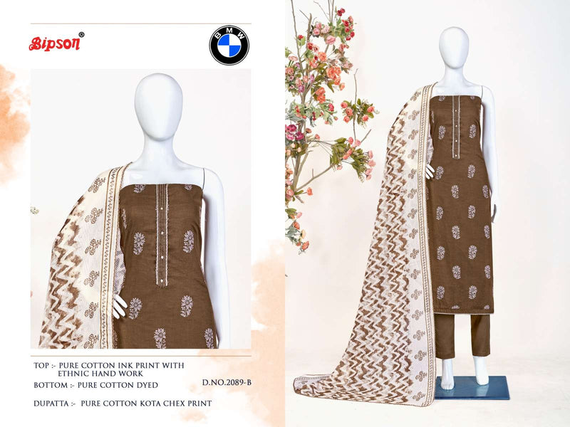 Bipson Bmw 2089-2090 Amazing Ethnic Handwork Cotton Ladies
