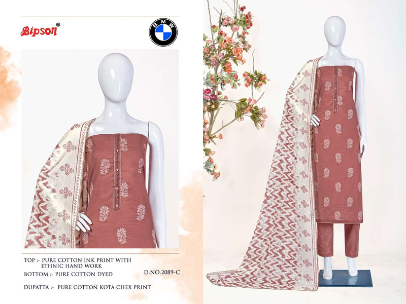 Bipson Bmw 2089-2090 Amazing Ethnic Handwork Cotton Ladies