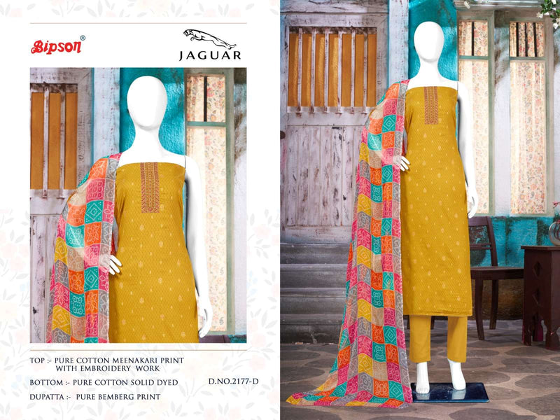 Bipson Jaguar 2177-2178 Meenakari Print Adorable Salwar Kameez