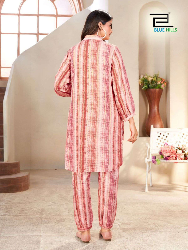 Blue Hills Poppins Vol 3 Rayon Fancy Ladies Co-ord Set