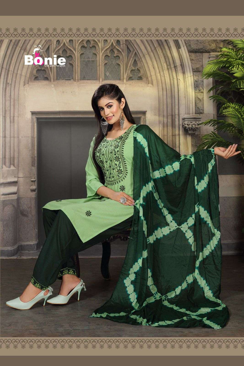 Bonie Mitali 2 Heavy Rayon Fabric Readymade Suit Catalog