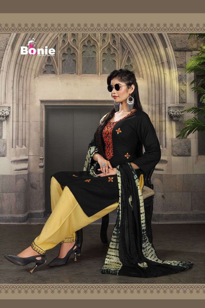 Bonie Mitali 2 Heavy Rayon Fabric Readymade Suit Catalog