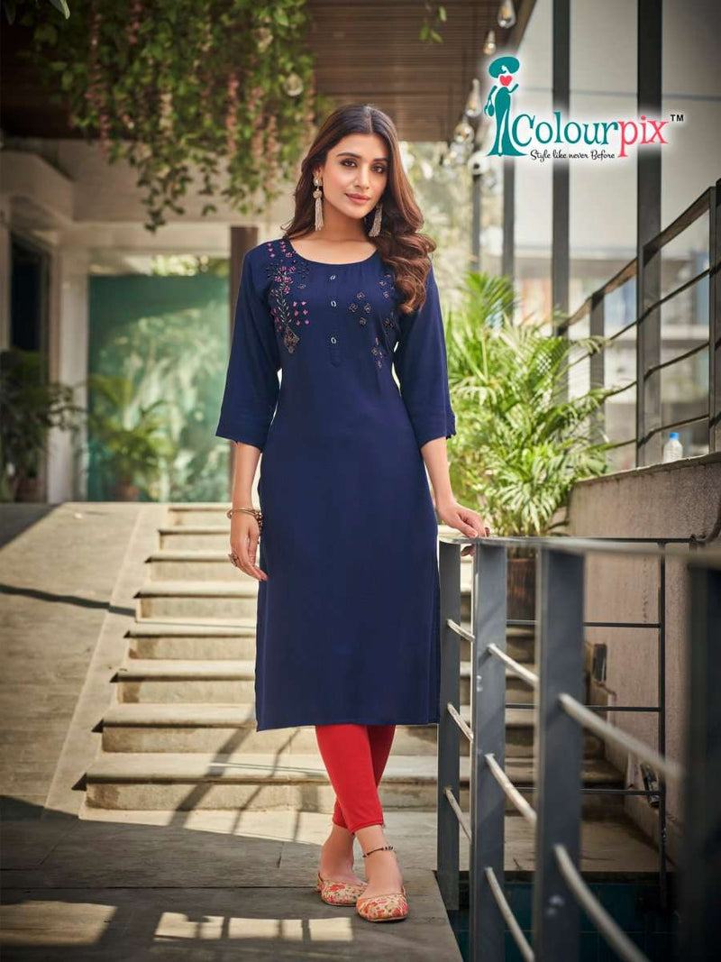 Colourpix Cotton Candy Vol 1 Viscose Rayon Casual Wear Kurtis