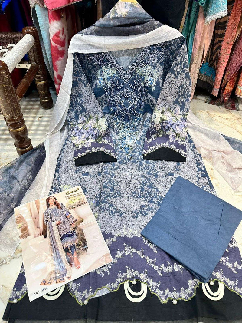 Cosmos Fashion Noor Digital Lawn Collection 24 pure Lawn Beautiful Digital Prints With Embroidery Pakistani Suit