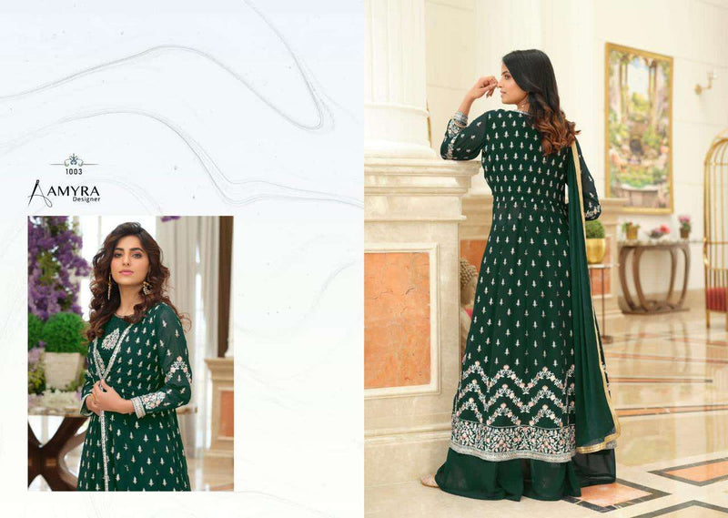 Crimson By Amyra Exclusive Readymade Long Jacket Style Salwar Kameez