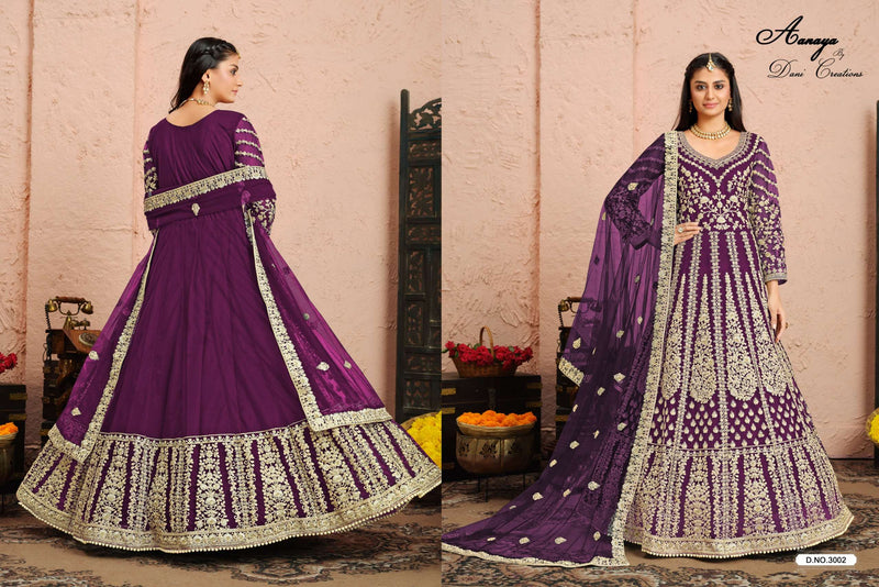 Dani Creation Aanaya 3000 Series Net Heavy Designer Party Wear Collection