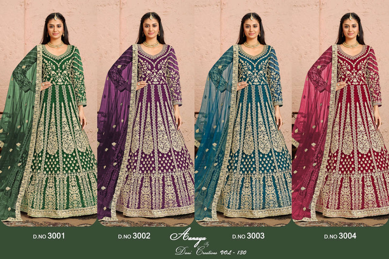 Dani Creation Aanaya 3000 Series Net Heavy Designer Party Wear Collection