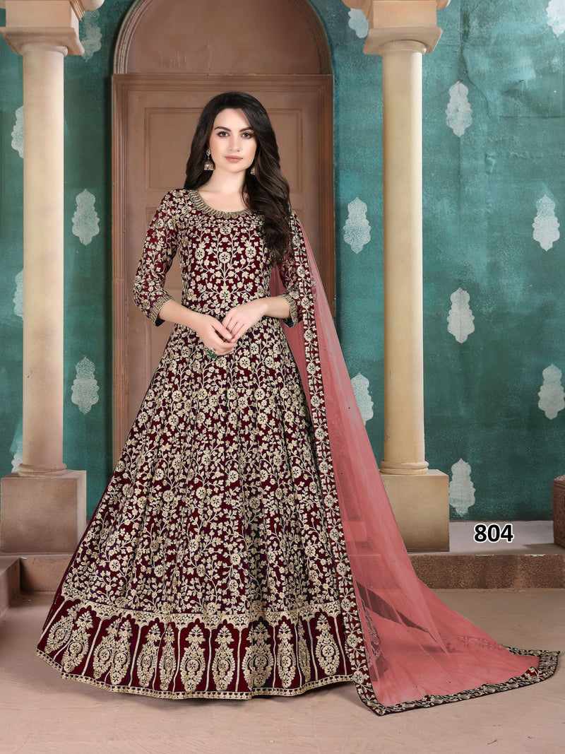Dani Creation Anaya 800 Series Fox Geoergette Heavy Designer Wedding Wear Dress Collection