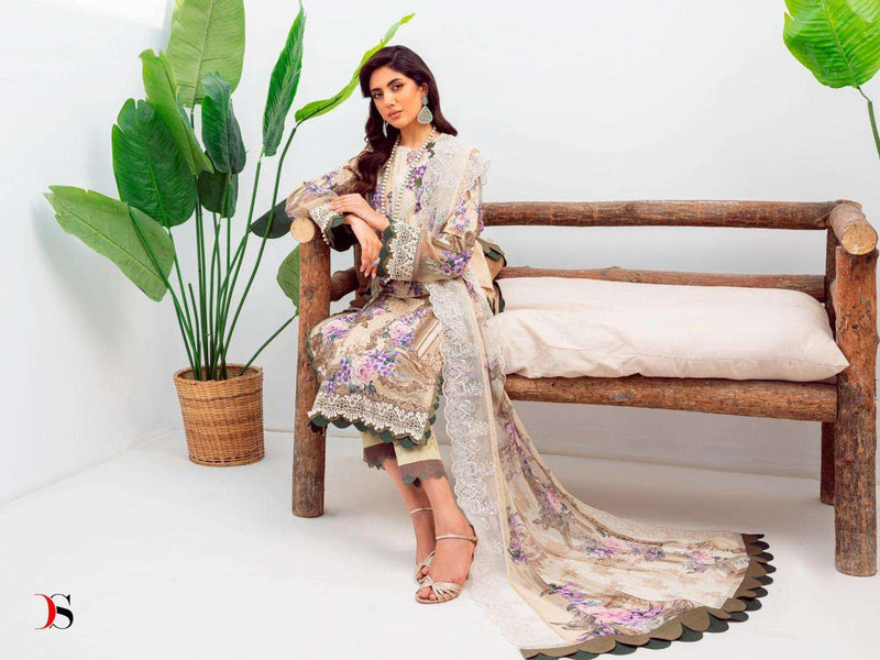 Deepsy Suit Jade Needle Wonder 23 Vol 2 Embroidered Patches Work Pakistani Salwar Kameez