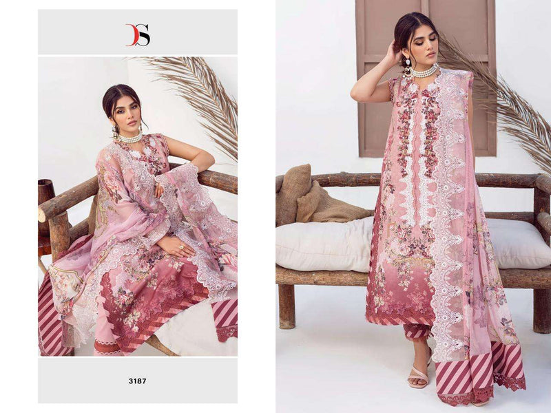 Deepsy Suit Jade Needle Wonder 23 Vol 2 Embroidered Patches Work Pakistani Salwar Kameez