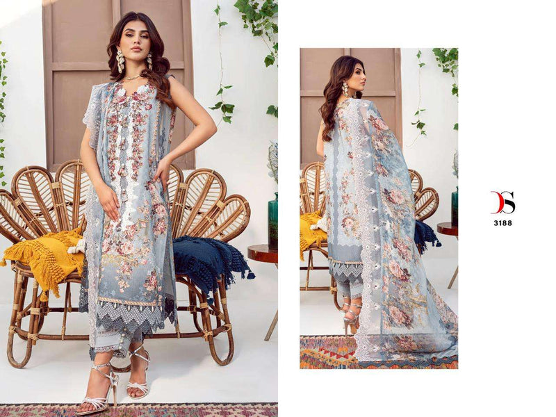 Deepsy Suit Jade Needle Wonder 23 Vol 2 Embroidered Patches Work Pakistani Salwar Kameez