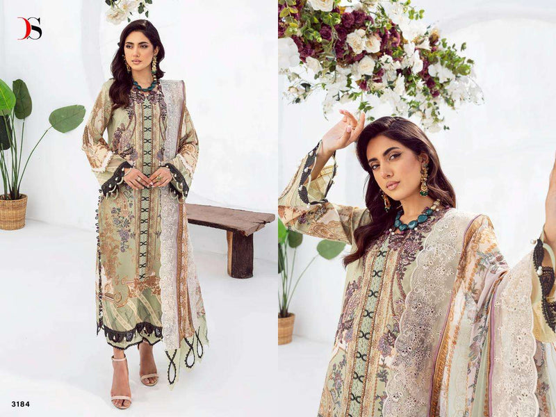 Deepsy Suit Jade Needle Wonder 23 Vol 2 Embroidered Patches Work Pakistani Salwar Kameez