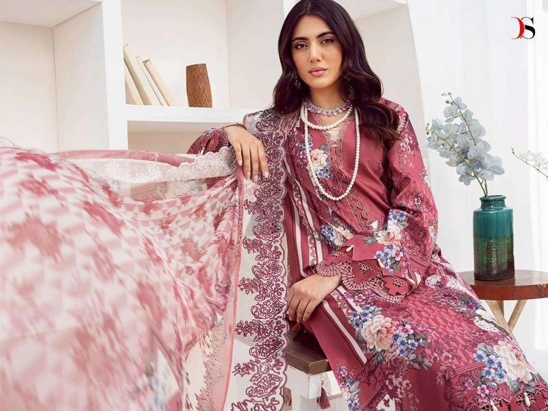 Deepsy Suit Jade Needle Wonder 23 Vol 2 Embroidered Patches Work Pakistani Salwar Kameez
