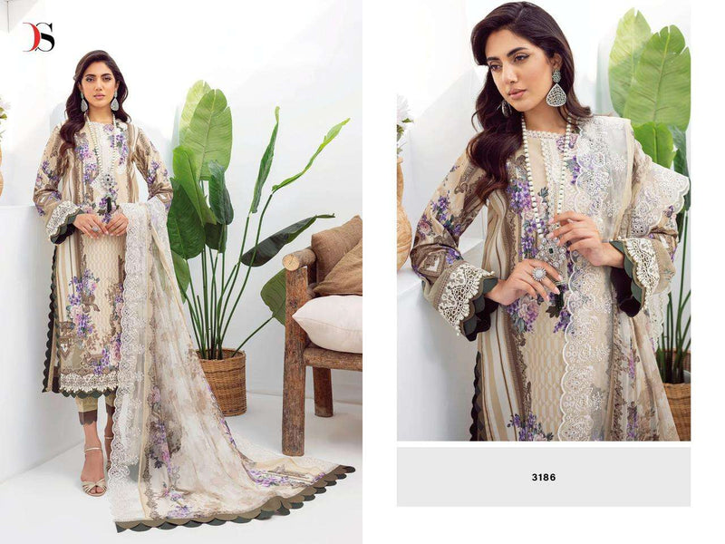 Deepsy Suit Jade Needle Wonder 23 Vol 2 Embroidered Patches Work Pakistani Salwar Kameez
