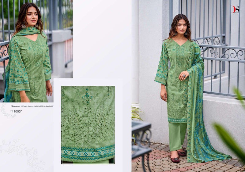 Deepsy Suits Bin Saeed Vol 11  Cotton With Heavy Self Embroidery Heavy Designer Salwar Suit