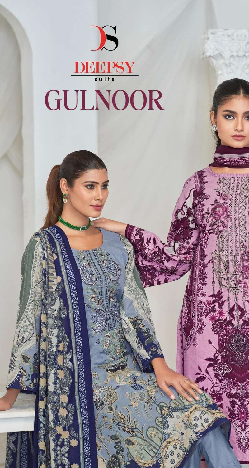 Deepsy Suits Gulnoor Cotton Print Self Embroidery Salwar Kameez
