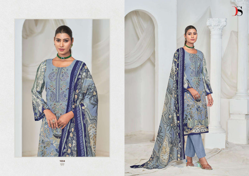 Deepsy Suits Gulnoor Cotton Print Self Embroidery Salwar Kameez