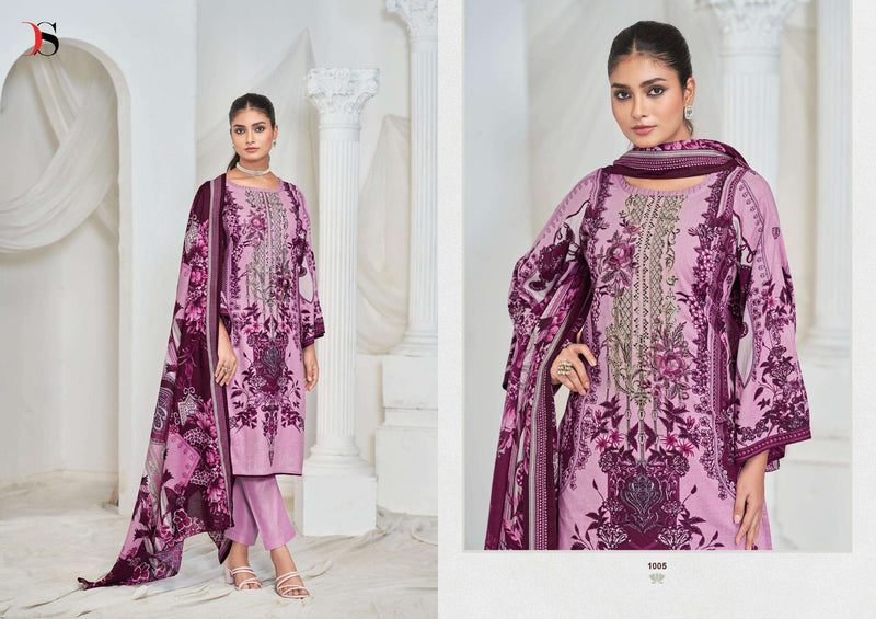 Deepsy Suits Gulnoor Cotton Print Self Embroidery Salwar Kameez