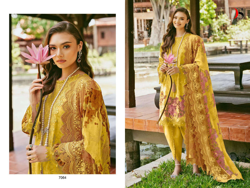 Deepsy Suits Jade Needle Wonder 24 Vol 3 Cotton Print Embroidery Fancy Salwar Kameez