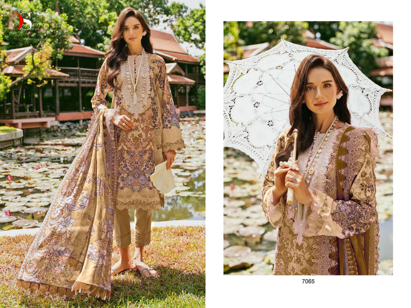 Deepsy Suits Jade Needle Wonder 24 Vol 3 Cotton Print Embroidery Fancy Salwar Kameez