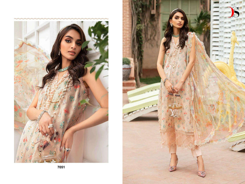 Deepsy Suits Maria B M Prints 24 Vol 3 Cotton Self Embroidery Stylish Salwar Kameez
