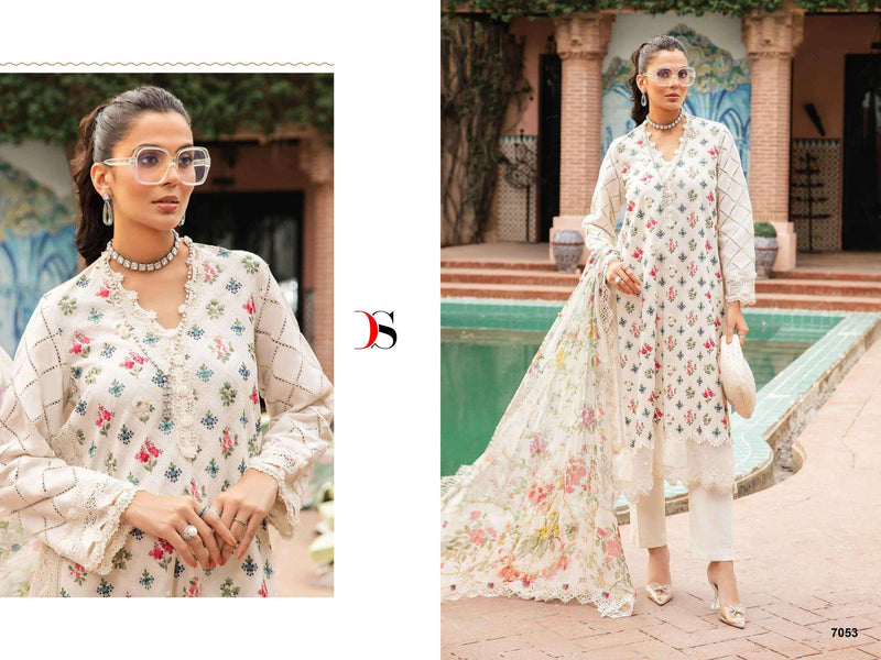 Deepsy Suits Maria B M Prints 24 Vol 3 Cotton Self Embroidery Stylish Salwar Kameez