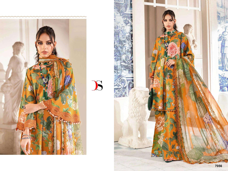 Deepsy Suits Maria B M Prints 24 Vol 3 Cotton Self Embroidery Stylish Salwar Kameez