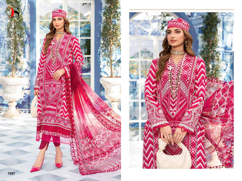 Deepsy Suits Maria B M Prints 24 Vol 3 Cotton Self Embroidery Stylish Salwar Kameez