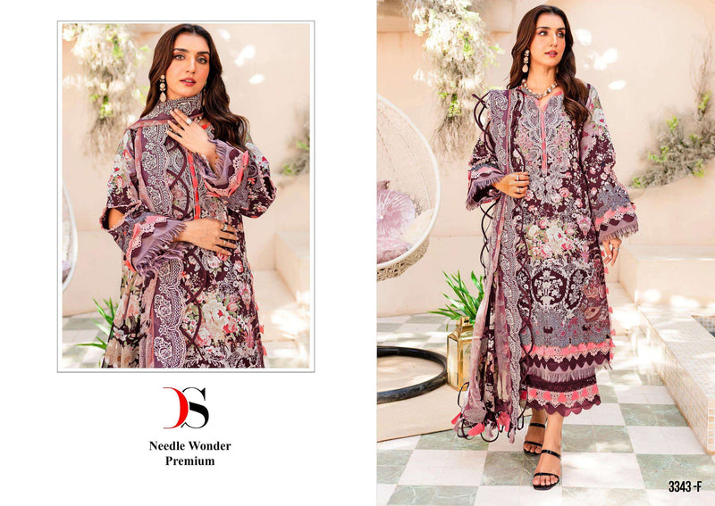 Deepsy Suits Niddle Wonder Premium Collection D No 3343 Cotton Salwar Suit