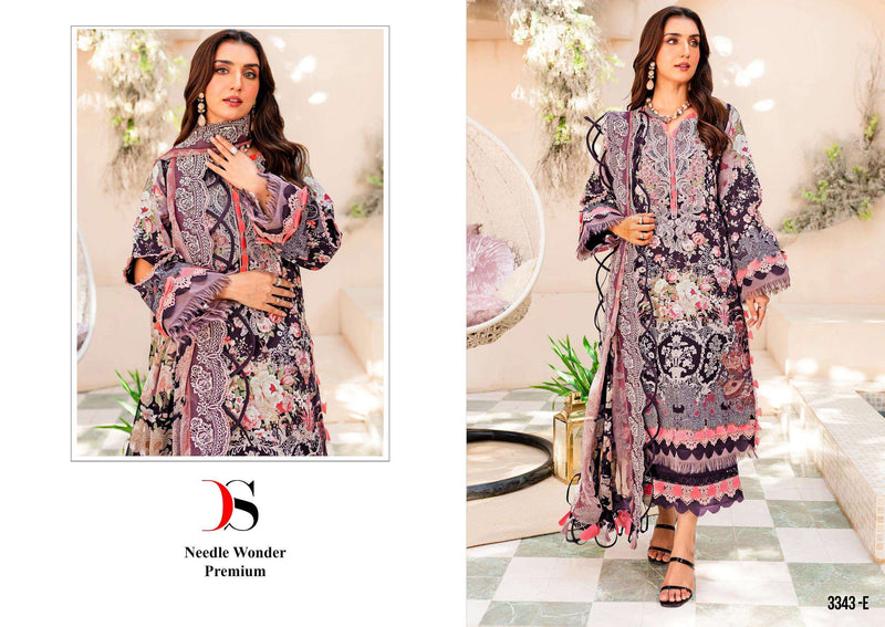 Deepsy Suits Niddle Wonder Premium Collection D No 3343 Cotton Salwar Suit