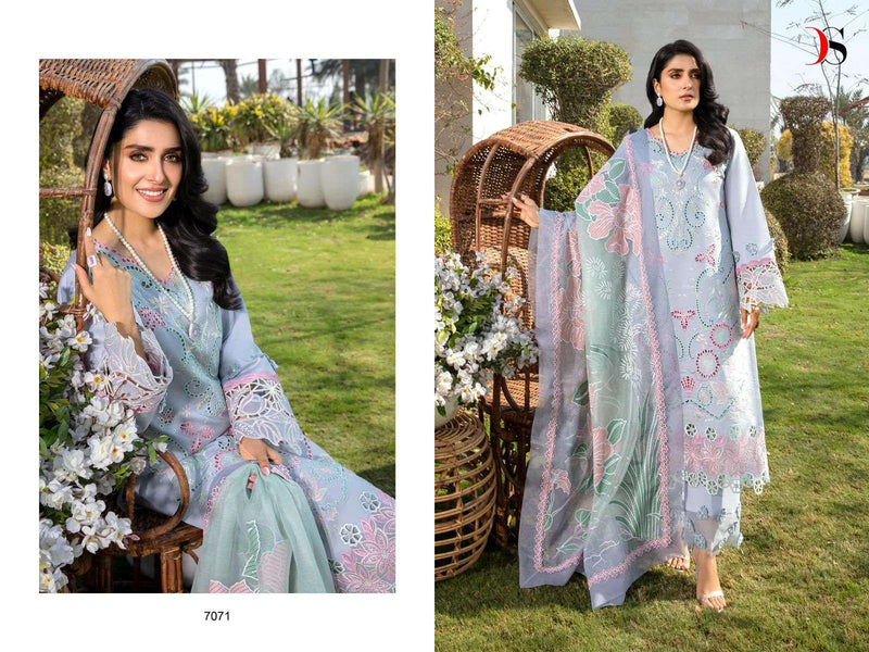 Deepsy Suits Rangrasiya Premium Lawn 24 Vol 3 Cotton Heavy Self Embroidery Fancy Salwar Kameez