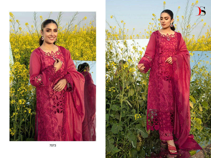 Deepsy Suits Rangrasiya Premium Lawn 24 Vol 3 Cotton Heavy Self Embroidery Fancy Salwar Kameez