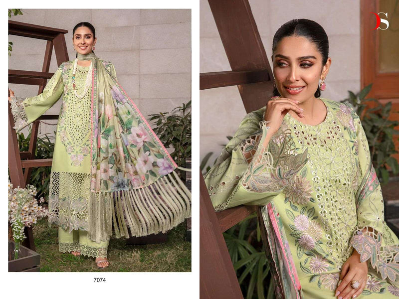 Deepsy Suits Rangrasiya Premium Lawn 24 Vol 3 Cotton Heavy Self Embroidery Fancy Salwar Kameez