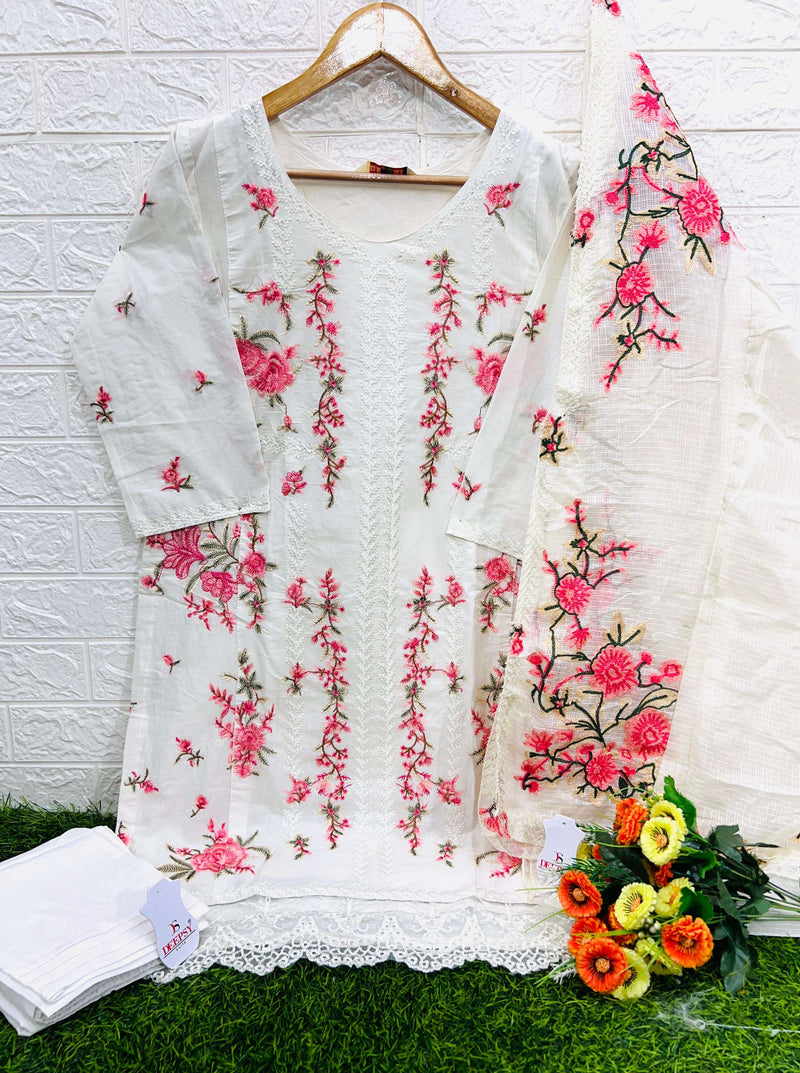 Deepsy Suits Sana Safinaz Muzlin Embroidered 24 Ready Made Collection Cotton Dailywear Suit