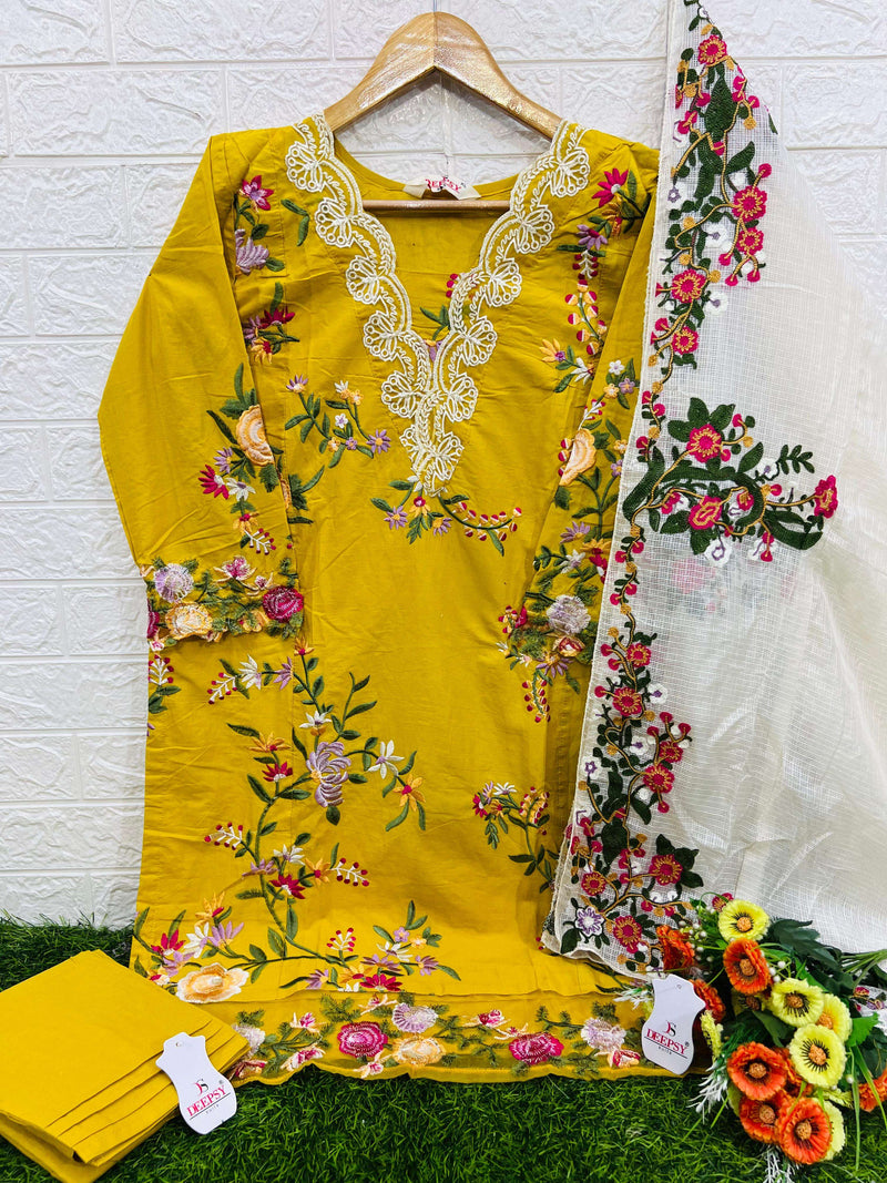 Deepsy Suits Sana Safinaz Muzlin Embroidered 24 Ready Made Collection Cotton Dailywear Suit