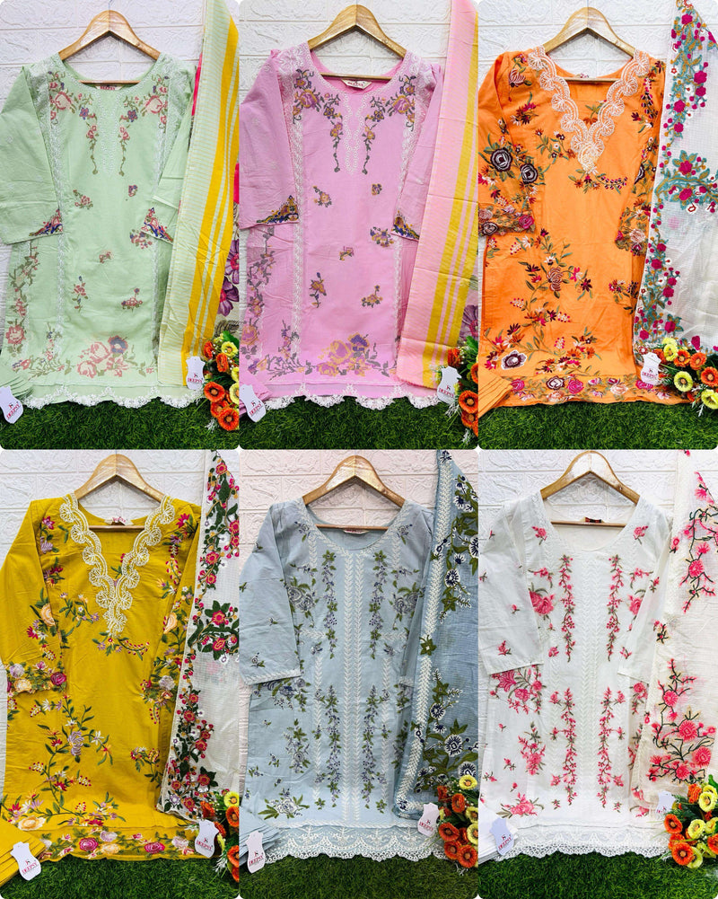Deepsy Suits Sana Safinaz Muzlin Embroidered 24 Ready Made Collection Cotton Dailywear Suit