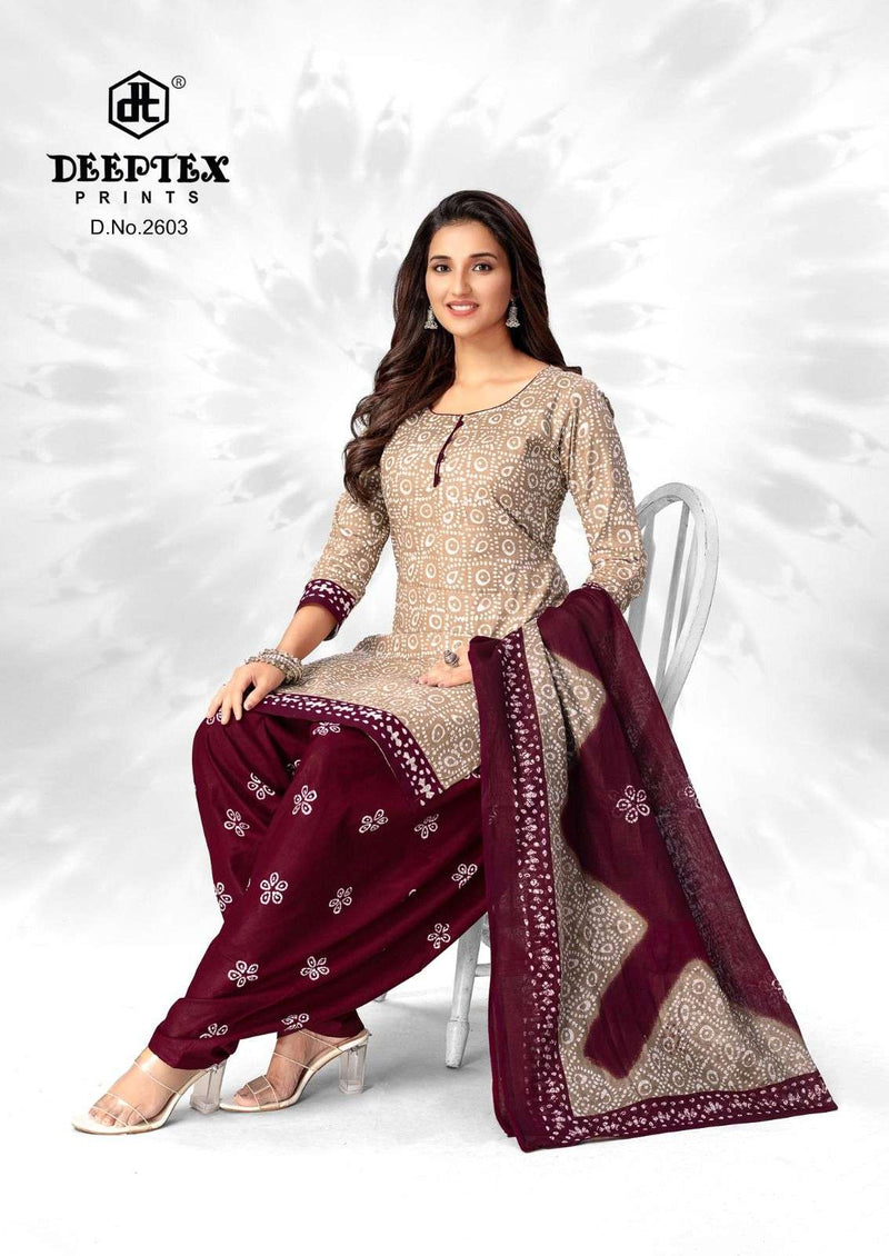 Deeptex Prints Batik Plus Vol 26 Cotton Daily Wear Unstiched Salwar Suit