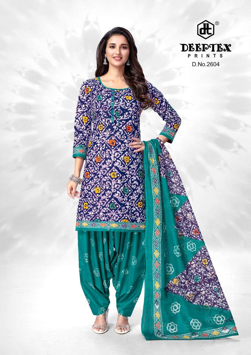 Deeptex Prints Batik Plus Vol 26 Cotton Daily Wear Unstiched Salwar Suit