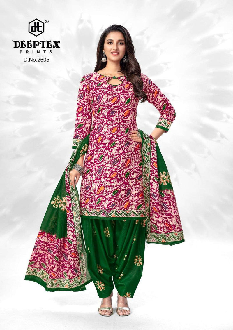 Deeptex Prints Batik Plus Vol 26 Cotton Daily Wear Unstiched Salwar Suit