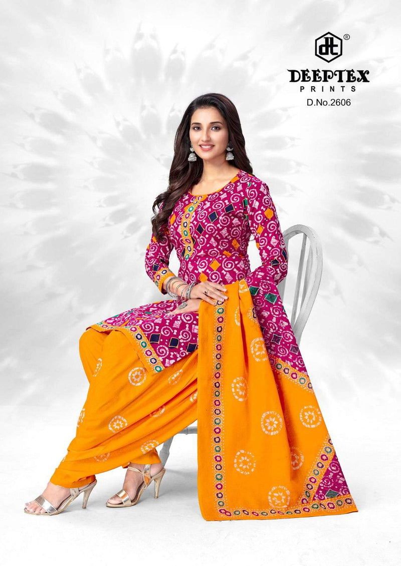 Deeptex Prints Batik Plus Vol 26 Cotton Daily Wear Unstiched Salwar Suit