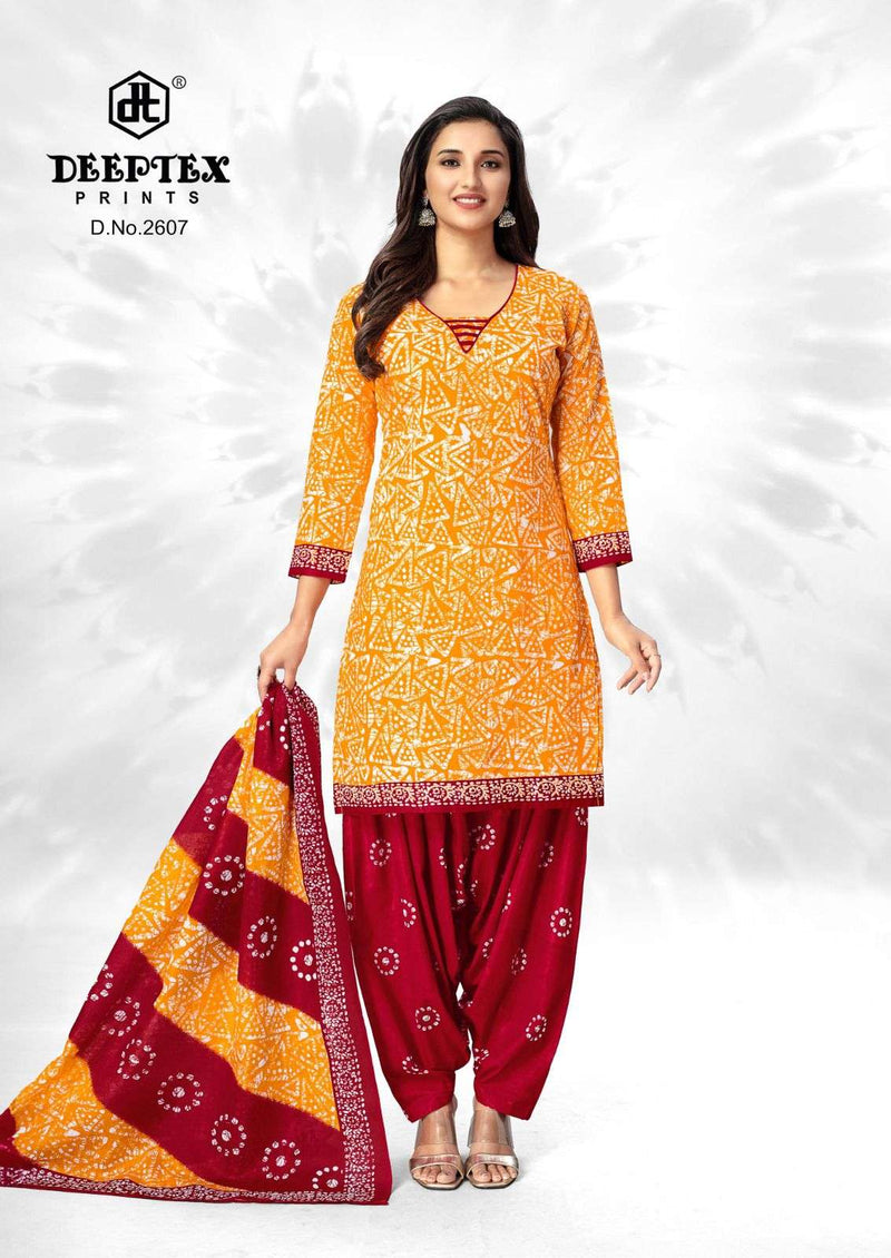 Deeptex Prints Batik Plus Vol 26 Cotton Daily Wear Unstiched Salwar Suit
