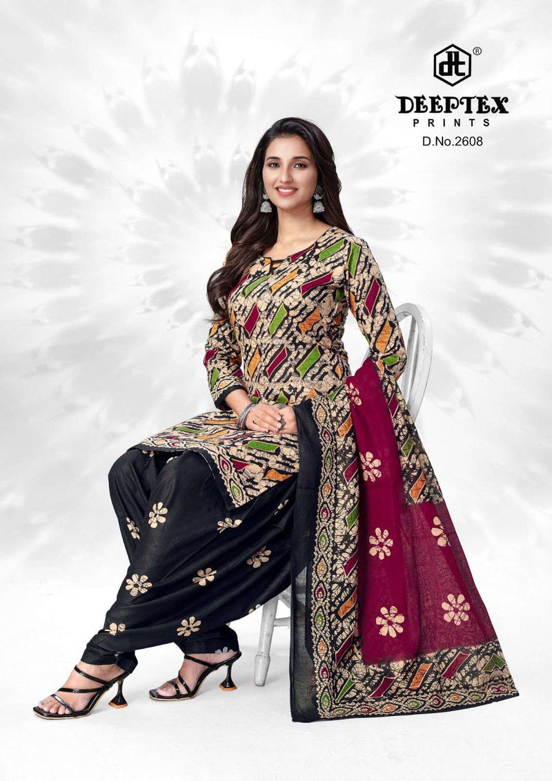 Deeptex Prints Batik Plus Vol 26 Cotton Daily Wear Unstiched Salwar Suit