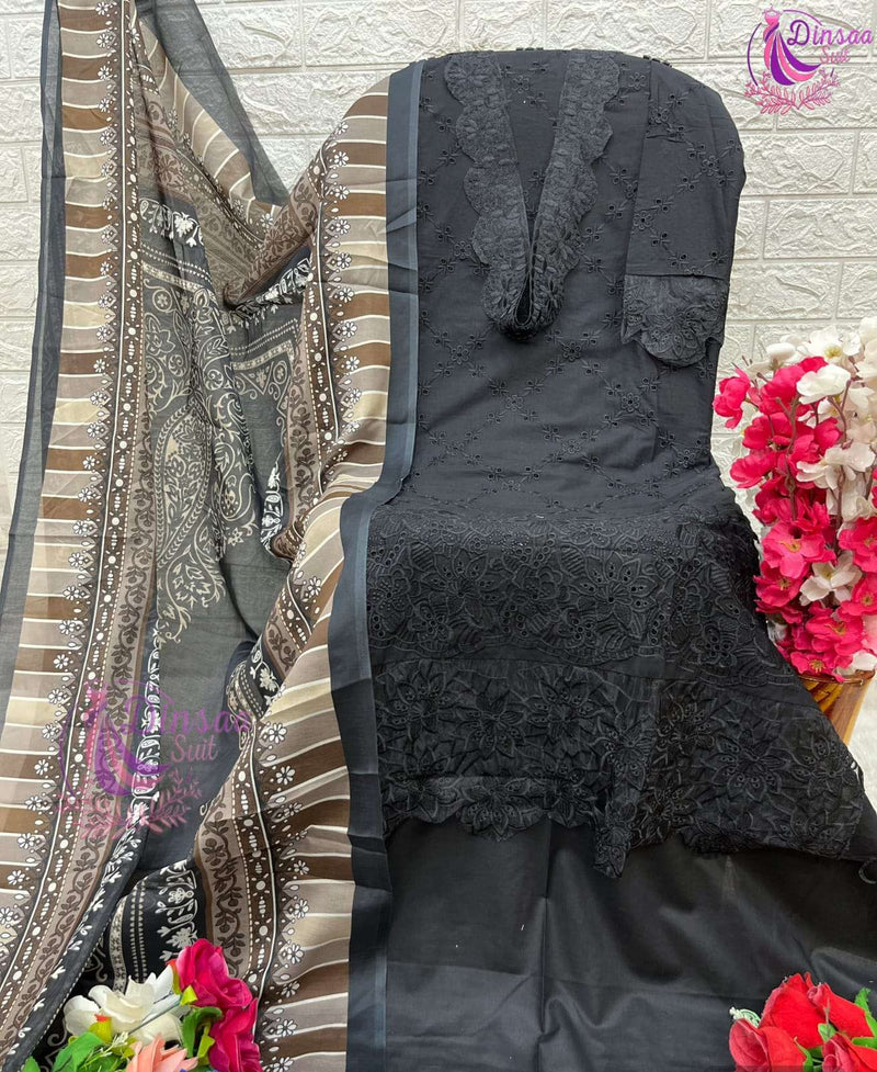 Dinsaa Suit Anabiya Vol 1 297 298 299 Cambric Embroidery Suit