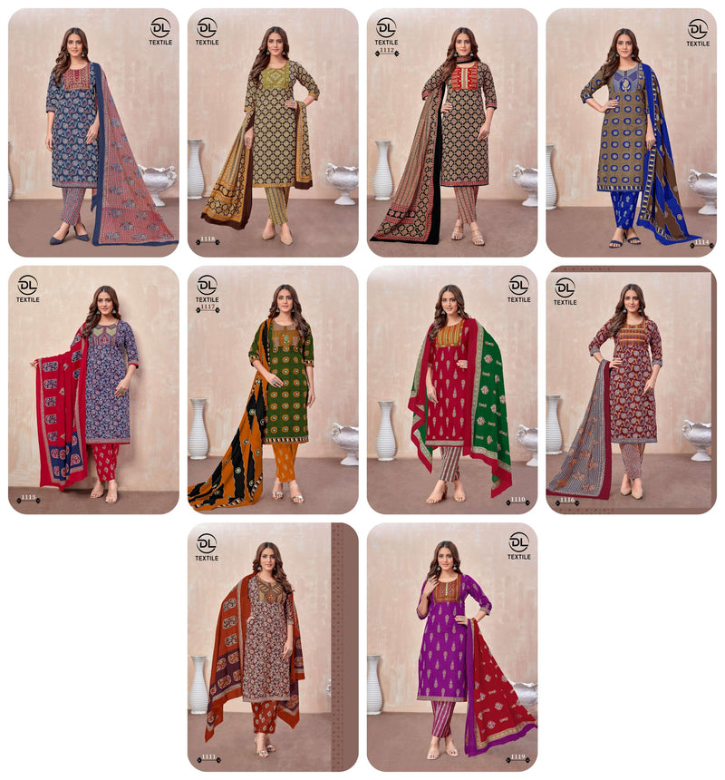 Dl Textiles Top Secret Vol 2 Cotton With Neck Work And Pocket Readymade Salwar Suit