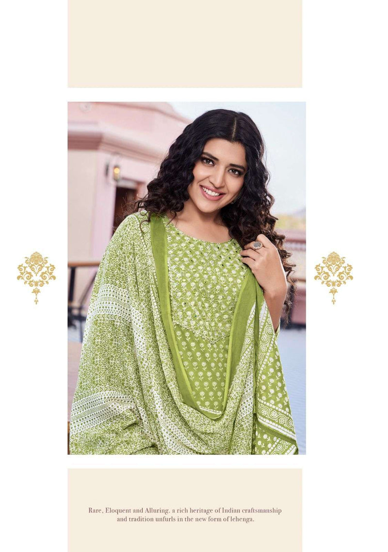 Dollar Vol 2 By Ladies Flavour Cotton Summer Wear Readymade Kurti With Bottom & Dupatta
